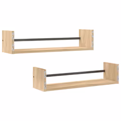 VidaXL 835435 shelve Wood, Steel Wood - Additional view 6
