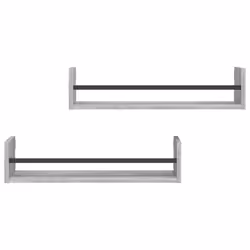 VidaXL 835437 shelve Wood, Steel Grey - Additional view 4