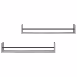 VidaXL 835442 shelve Wood, Steel Grey - Additional view 4