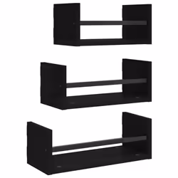 VidaXL 835444, Wood, Steel, Black, 160 mm, 140 mm, 1 pc(s)