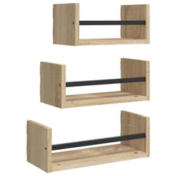 VidaXL 835445 shelve Wood, Steel Wood