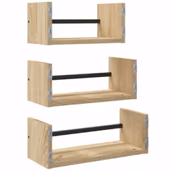 VidaXL 835445 shelve Wood, Steel Wood - Additional view 6
