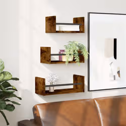 VidaXL 835446 shelve Steel, Wood Oak - Additional view 2