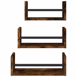 VidaXL 835446 shelve Steel, Wood Oak - Additional view 4