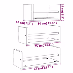 VidaXL 835446 shelve Steel, Wood Oak - Additional view 8