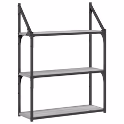 VidaXL 835452, Wood, Steel, Grey, 600 mm, 210 mm, 785 mm, 1 pc(s)