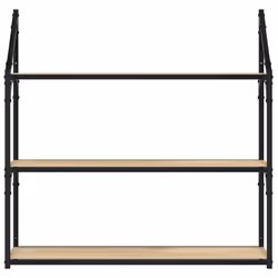 VidaXL 835455 shelve Wood, Steel Wood - Additional view 4