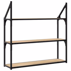 VidaXL 835455 shelve Wood, Steel Wood - Additional view 6