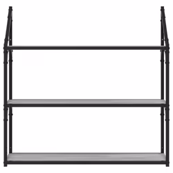 VidaXL 835457 shelve Wood, Steel Grey - Additional view 4
