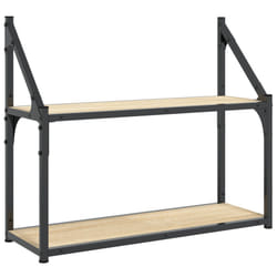 VidaXL 835460 shelve Wood, Steel Wood