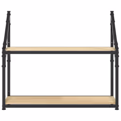 VidaXL 835460 shelve Wood, Steel Wood - Additional view 4