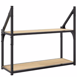 VidaXL 835460 shelve Wood, Steel Wood - Additional view 6