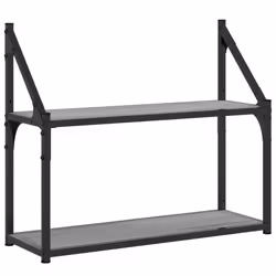 VidaXL 835462, Wood, Steel, Grey, 600 mm, 210 mm, 510 mm, 1 pc(s)