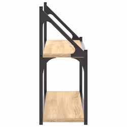 VidaXL 835465 shelve Wood, Steel Wood - Additional view 5