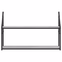 VidaXL 835467 shelve Wood, Steel Grey - Additional view 4