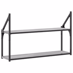 VidaXL 835467 shelve Wood, Steel Grey - Additional view 6
