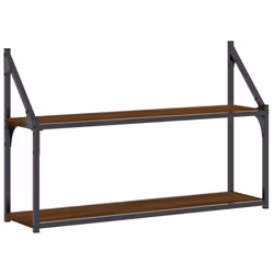 VidaXL 835468, Wood, Steel, Brown, Wood, 800 mm, 210 mm, 510 mm, 1 pc(s)