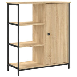 vidaXL Sideboard Storage Cupboard Highboard Home Side Cabinet Engineered Wood - sonoma oak