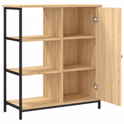 vidaXL Sideboard Storage Cupboard Highboard Home Side Cabinet Engineered Wood - sonoma oak - Additional view 4