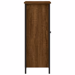 vidaXL Sideboard Storage Cupboard Highboard Home Side Cabinet Engineered Wood - brown oak - Additional view 6