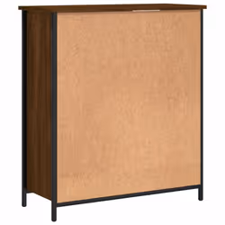 vidaXL Sideboard Storage Cupboard Highboard Home Side Cabinet Engineered Wood - brown oak - Additional view 7
