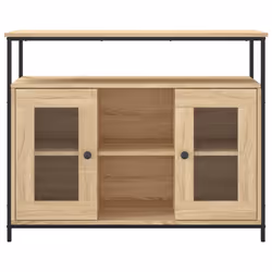 vidaXL Sideboard Storage Cupboard Highboard Home Side Cabinet Engineered Wood - sonoma oak - Additional view 5
