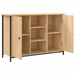vidaXL Sideboard Storage Cupboard Highboard Home Side Cabinet Engineered Wood - sonoma oak - Additional view 4