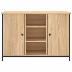 vidaXL Sideboard Storage Cupboard Highboard Home Side Cabinet Engineered Wood - sonoma oak - Additional view 5