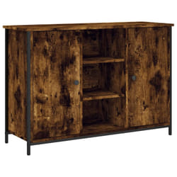 vidaXL Sideboard Storage Cupboard Highboard Home Side Cabinet Engineered Wood - smoked oak