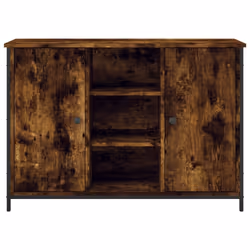 vidaXL Sideboard Storage Cupboard Highboard Home Side Cabinet Engineered Wood - smoked oak - Additional view 5