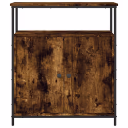 vidaXL Sideboard Storage Cupboard Highboard Home Side Cabinet Engineered Wood - smoked oak - Additional view 5