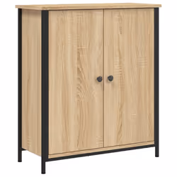 vidaXL Sideboard Storage Cupboard Highboard Home Side Cabinet Engineered Wood - sonoma oak