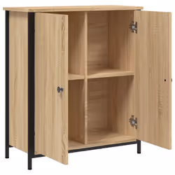 vidaXL Sideboard Storage Cupboard Highboard Home Side Cabinet Engineered Wood - sonoma oak - Additional view 4