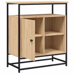 vidaXL Sideboard Storage Cupboard Highboard Home Side Cabinet Engineered Wood - sonoma oak - Additional view 4
