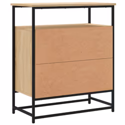 vidaXL Sideboard Storage Cupboard Highboard Home Side Cabinet Engineered Wood - sonoma oak - Additional view 7