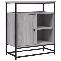 vidaXL Sideboard Storage Cupboard Highboard Home Side Cabinet Engineered Wood - grey sonoma