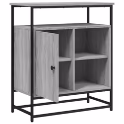 vidaXL Sideboard Storage Cupboard Highboard Home Side Cabinet Engineered Wood - grey sonoma - Additional view 4