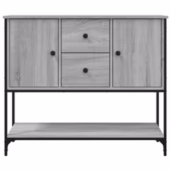 vidaXL Sideboard Storage Cupboard Highboard Home Side Cabinet Engineered Wood - grey sonoma - Additional view 5
