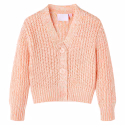 Kids' Cardigan Long Sleeve Coats Toddler Kids Knit Sweater Knitted Mixed Pink - 104