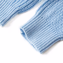 Kids' Cardigan Long Sleeve Coats Toddler Children Knit Sweater Knitted Blue - 92