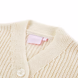 Kids' Cardigan Coats Long Sleeves Toddler Kids Knit Sweater Knitted Snow White - 104