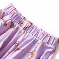 Kids' Skirt Children's Skater Skirt Children Short Skirt Giraffe Print Lila - 140