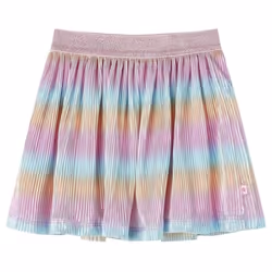 Kids' Skirt Girls Skater Skirt Children Short Skirt Rainbow Print Multicolour - 116