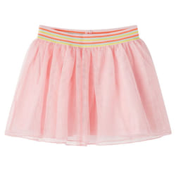 Kids' Skirt with Tulle's Girl's Skater Skirt Children Short Skirt Light Pink - 92