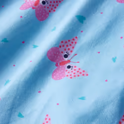 Kids' Skirt Children's Skater Skirt Children Short Skirt Butterfly Print Blue - 116