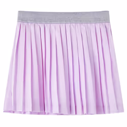 Kids' Pleated Skirt School Kids Children's Skater Skirt Girls' Short Skirt - lila, 104