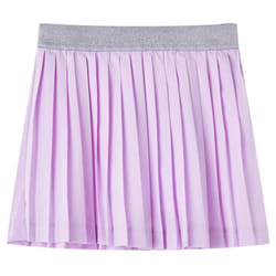 Kids' Pleated Skirt School Kids Children's Skater Skirt Girls' Short Skirt - lila, 116