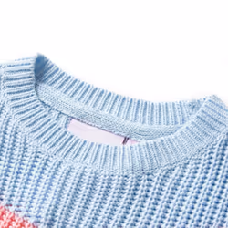 Kids' Sweater Children Toddler Pullover Kids' Sweatshirt Knitwear Knitted Blue - 104