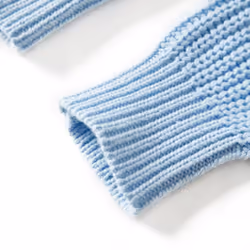 Kids' Sweater Children Toddler Pullover Kids' Sweatshirt Knitwear Knitted Blue - 140