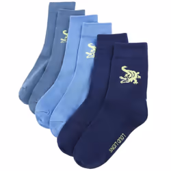 Kids' Socks Children Cotton Socks Toddler School Socks 5 Pairs Crocodile Print - 23-26